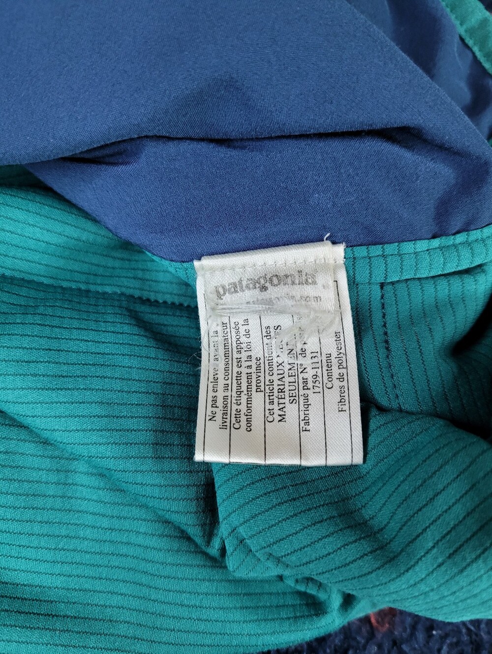 Patagonia Pack In Jacket Womens Large Borealis Green Blue Full Zip - Picture 6 of 8